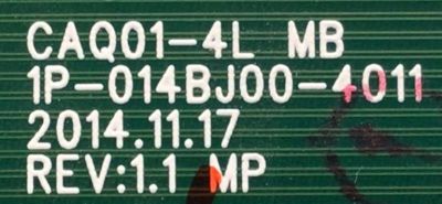 KIT DE TARJETAS PARA TV VIZIO / NUMERO DE PARTE 0170CAR07E00M 654 / 1P-014BJ00-4011 / CAQ01-4L / T-CON RUNTK5489TP / 1P-013BJ00-401L / RUNTK0116FV / FUENTE 09-60CAP080-01 / 1P-114A800-1011 / CAP08 PW / MODELO E70-C3 / E70-C3 LFTRSAAR - Imagen 5